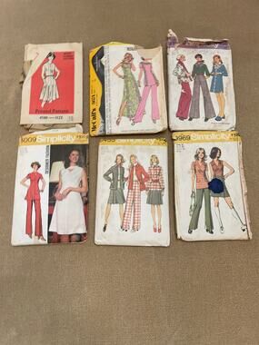 Vintage Patterns Women’s Size 16  from 1972-1973 DIY